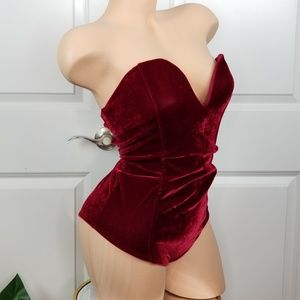 Red Velvet Bodysuit